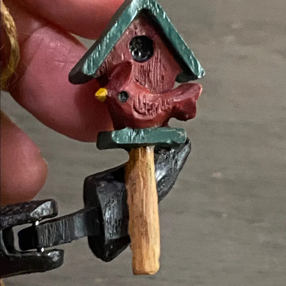 Woodlook Jointed Penguin Ornament
